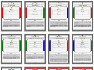 Plot-lines the storytelling card game