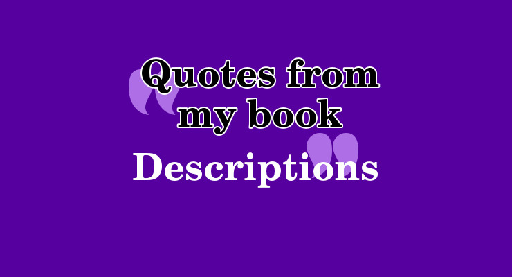 Descriptive quotes