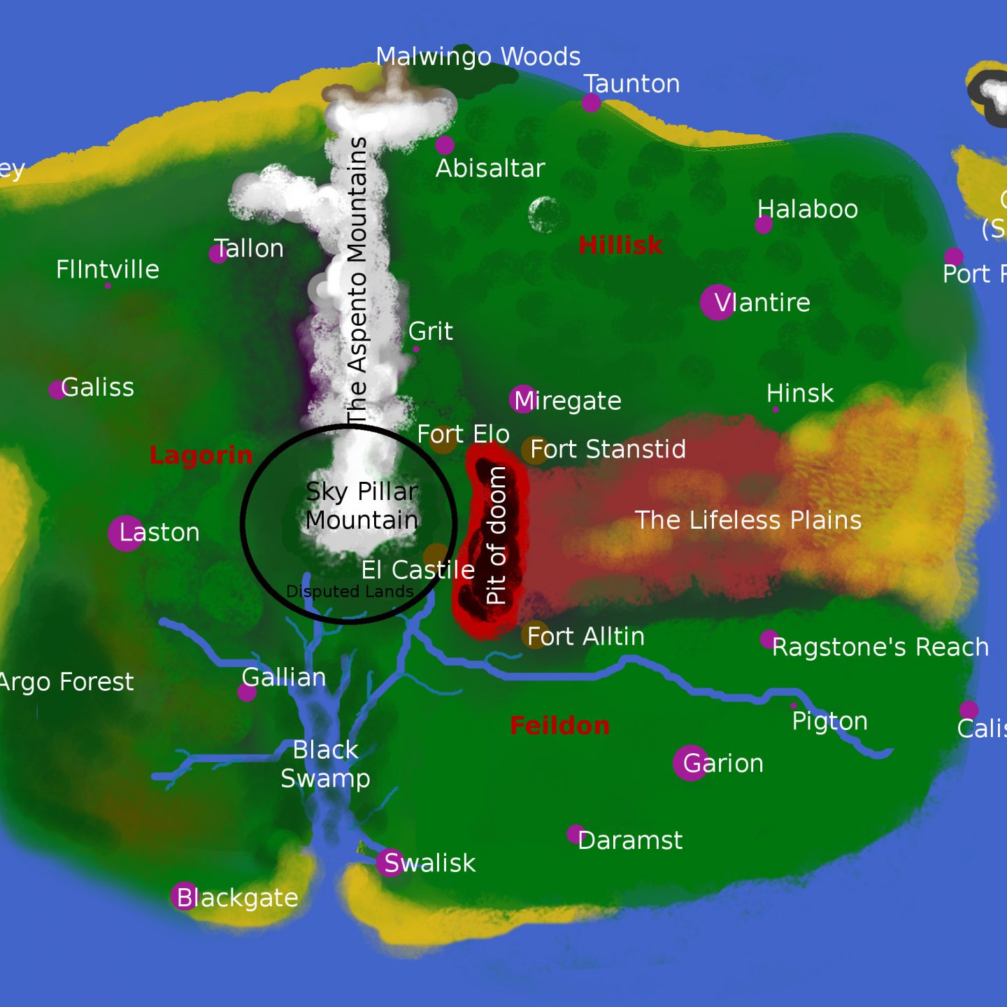 The Three Kingdoms of Tameria